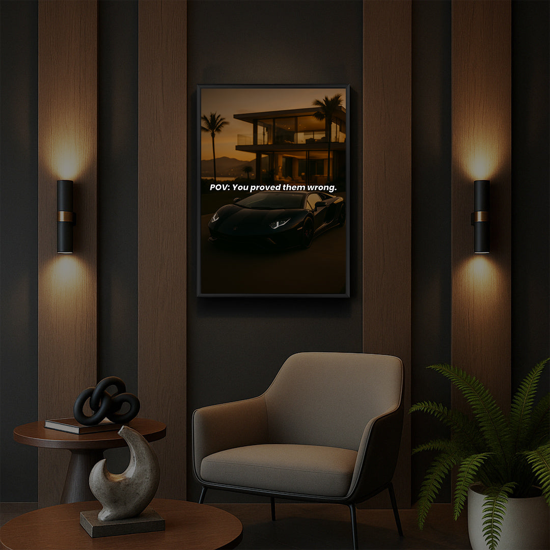 POV: You proved them wrong