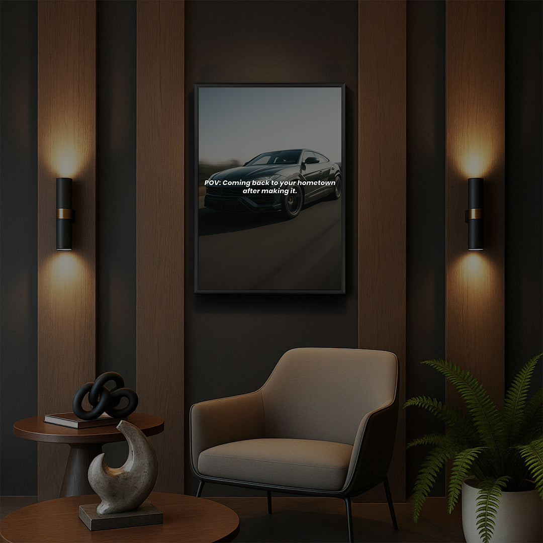 POV Coming back to your hometown after making it