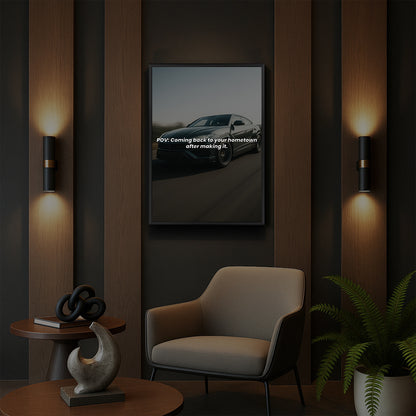 POV Coming back to your hometown after making it