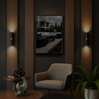 POV: Your family comes over for dinner and sees this