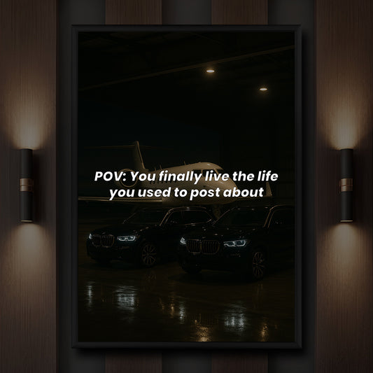 POV: You finally live the life you used to post about